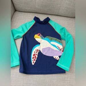 Mini Boden Kids' Colorblock Long Sleeve Rashguard